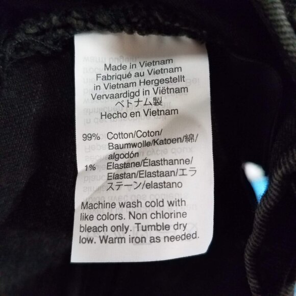 Madewell High Rise Denim Jean Shorts Womens 24 G5167 Black Button Front Fly - Picture 6 of 6